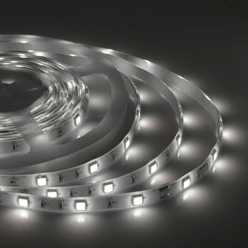Светодиодная влагозащищенная лента 7,2W/m 30Led/m 5050SMD дневной белый 5M Белый Светодиодная влагозащищенная лента 7,2W/m 30Led/m 5050SMD дневной белый 5M Белый в Орле | Loft Concept