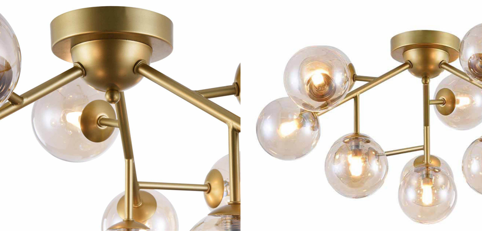 Потолочный Светильник Berries Chandelier Amber 60 Потолочный Светильник Berries Chandelier Amber 60 - Loft-Concept в Орле