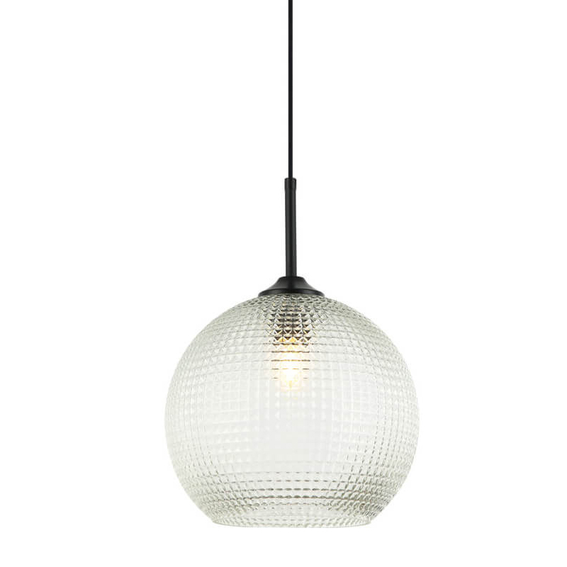 Подвесной светильник Crystal Galaxy Ball transparent glass Черный Прозрачное Стекло в Орле | Loft Concept 