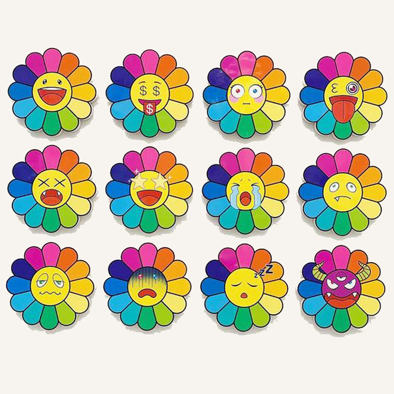 Арт-объекты на стену веселые цветы Takashi Murakami flower Мульти Арт-объекты на стену веселые цветы Takashi Murakami flower Мульти в Орле | Loft Concept