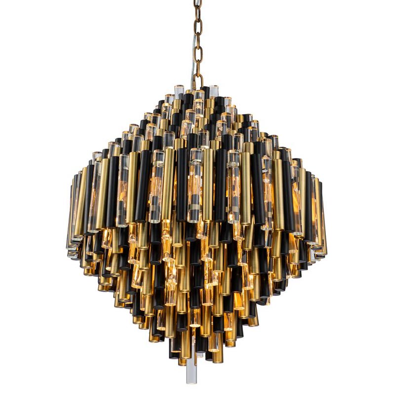 Люстра Black Brass Symphony Chandelier Черный Латунь Прозрачный (Transparent) Люстра Black Brass Symphony Chandelier Черный Латунь Прозрачный (Transparent) в Орле | Loft Concept
