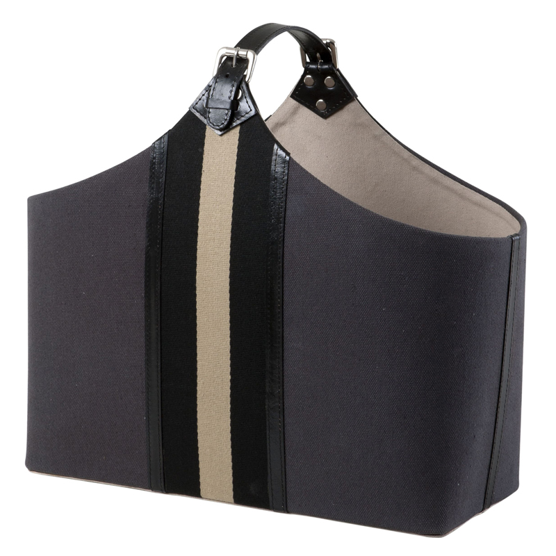 Газетница Eichholtz Bag Goldwynn Серый Черный Бежево-серый Газетница Eichholtz Bag Goldwynn Серый Черный Бежево-серый в Орле | Loft Concept