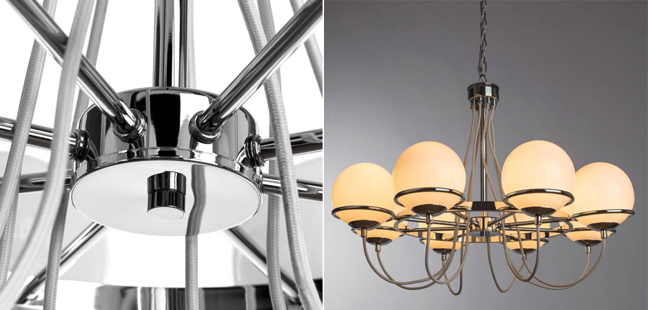Люстра Melissa Chandelier Chromium Люстра Melissa Chandelier Chromium - Loft-Concept в Орле