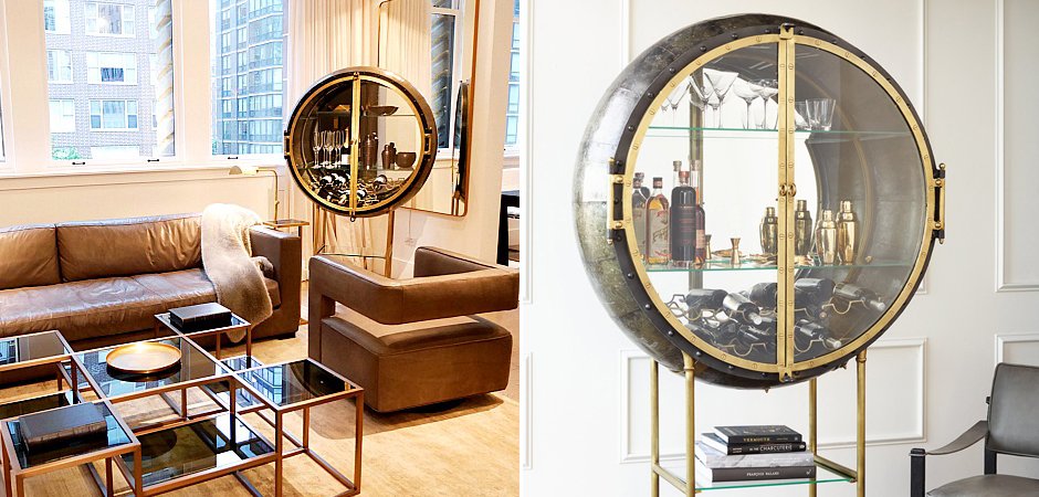 Шкаф Porthole Bar Restoration Hardware Шкаф Porthole Bar Restoration Hardware - Loft-Concept в Орле