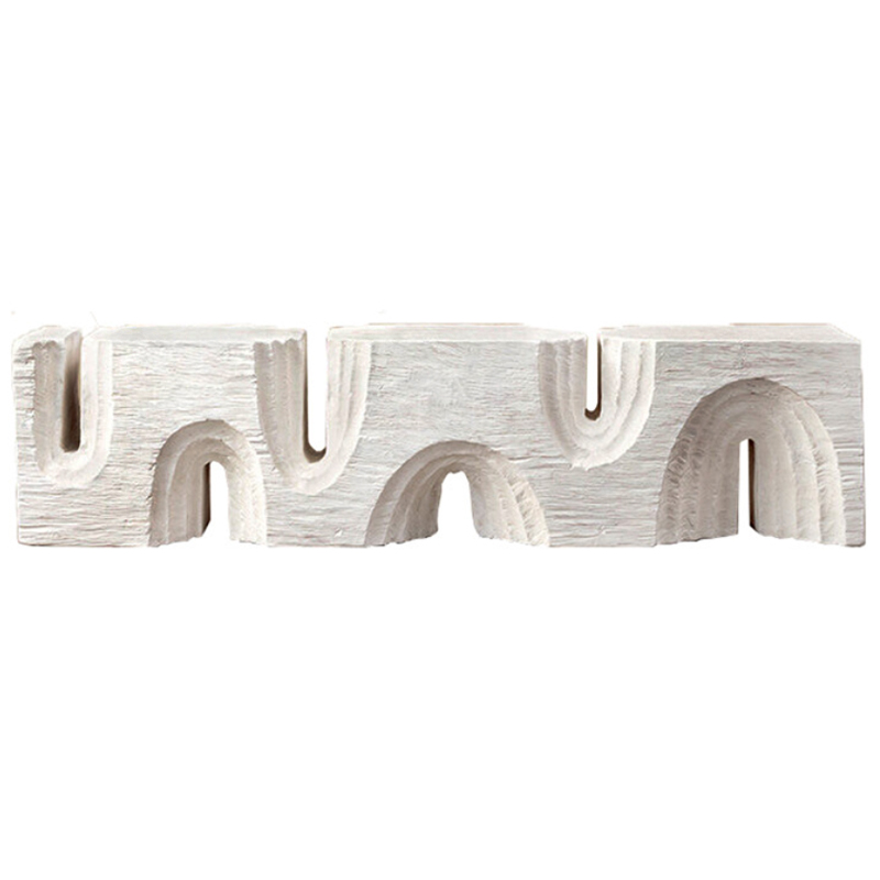 Банкетка Kelly Wearstler Echo Long Bench Белый Банкетка Kelly Wearstler Echo Long Bench Белый в Орле | Loft Concept
