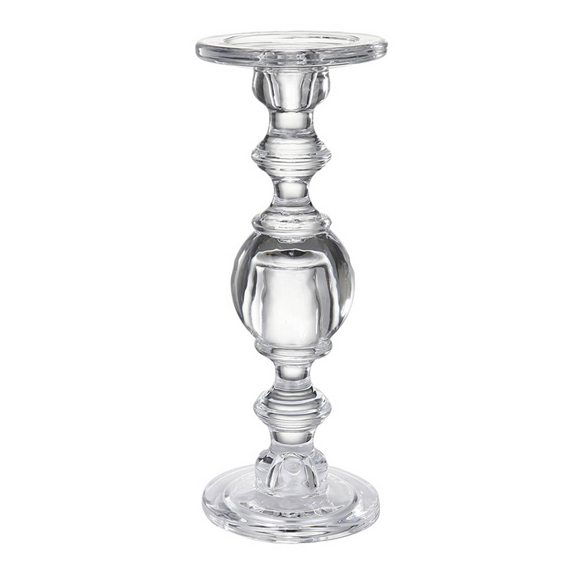 Подсвечник Glass Candlestick I Прозрачное Стекло Подсвечник Glass Candlestick I Прозрачное Стекло в Орле | Loft Concept
