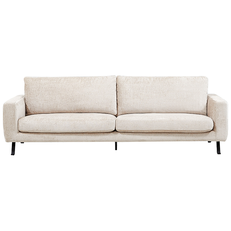 Диван Rowse Beige Sofa Бежевый Черный Диван Rowse Beige Sofa Бежевый Черный в Орле | Loft Concept