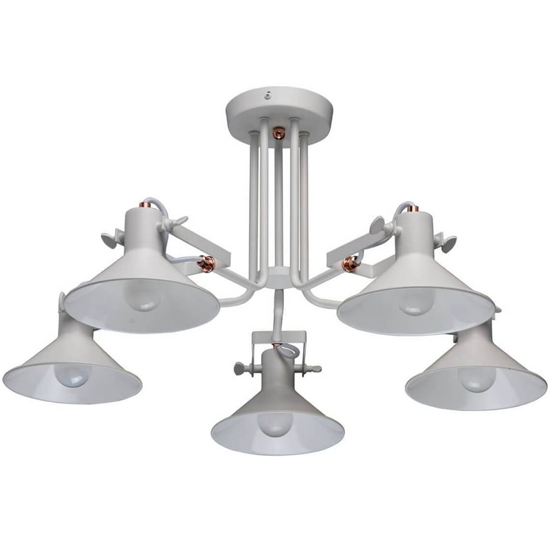 Потолочный светильник Rotating Light White Белый Потолочный светильник Rotating Light White Белый в Орле | Loft Concept