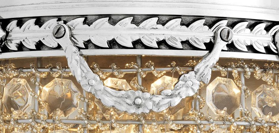 Бра Eichholtz Wall Lamp Emperor Nickel - Loft-Concept в Орле