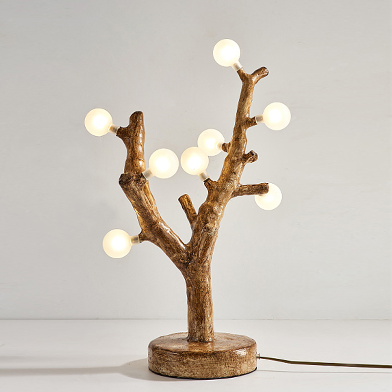 Настольная лампа Tree branch Table Lamp Коричневый Белый Настольная лампа Tree branch Table Lamp Коричневый Белый в Орле | Loft Concept