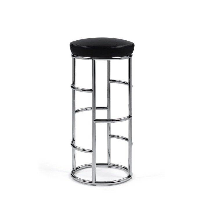 Барный стул Satish Bar Stool Черный Белый Барный стул Satish Bar Stool Черный Белый в Орле | Loft Concept