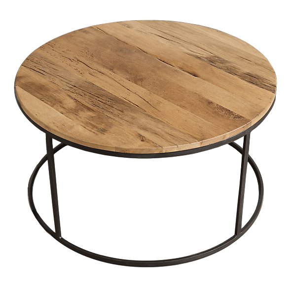 Стол Loft Wooden Round Белый дуб Стол Loft Wooden Round Белый дуб в Орле | Loft Concept