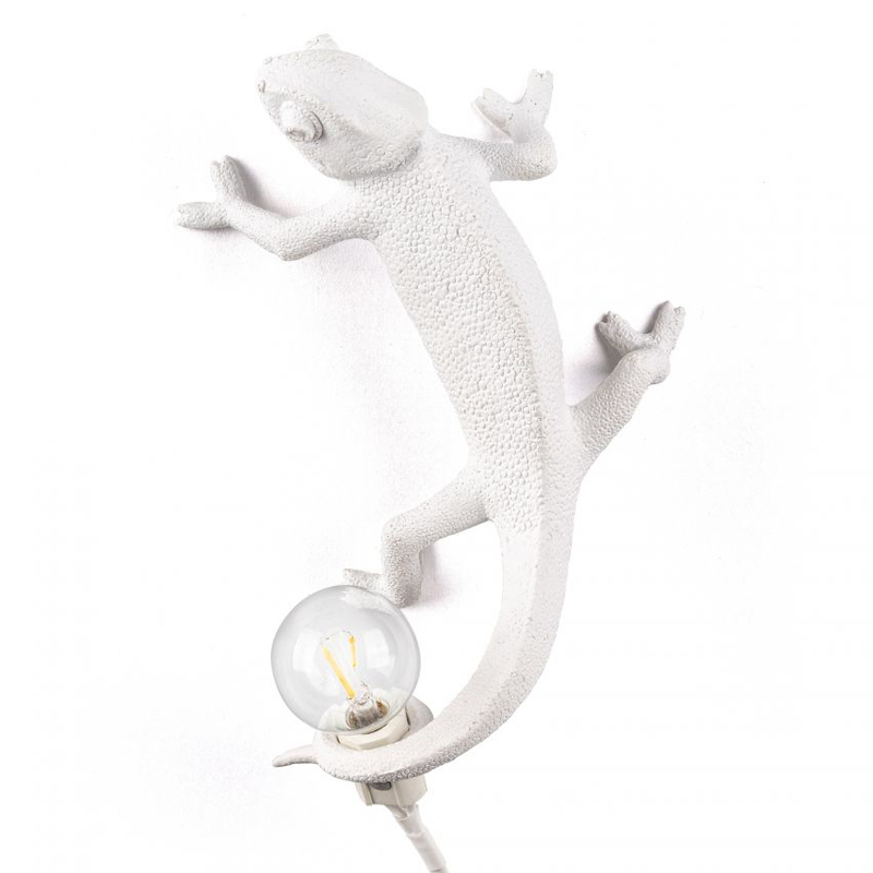 Бра Seletti Chameleon Lamp Going Up Белый Бра Seletti Chameleon Lamp Going Up Белый в Орле | Loft Concept