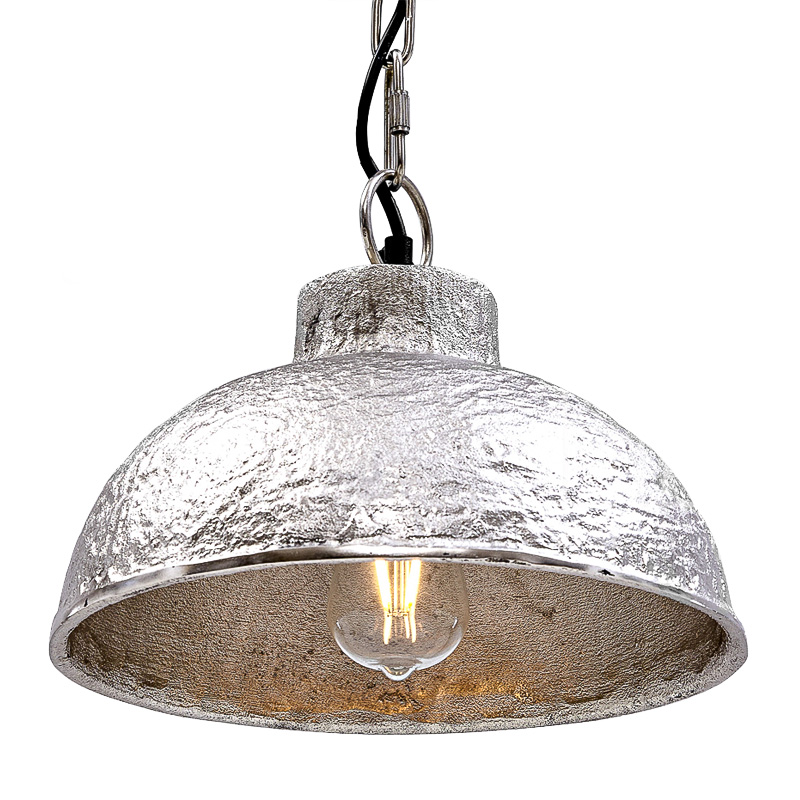 Подвесной светильник Rough Silver Pendant II Серебряный Подвесной светильник Rough Silver Pendant II Серебряный в Орле | Loft Concept