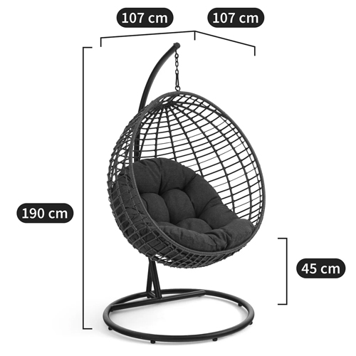 Подвесное уличное кресло Wallaker Hanging Chair Подвесное уличное кресло Wallaker Hanging Chair в Орле