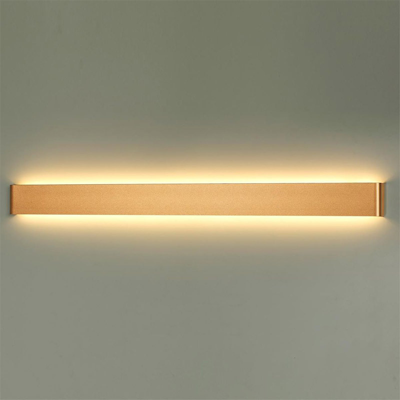 Бра Obverse Gold Long Wall lamp матовое золото в Орле | Loft Concept 
