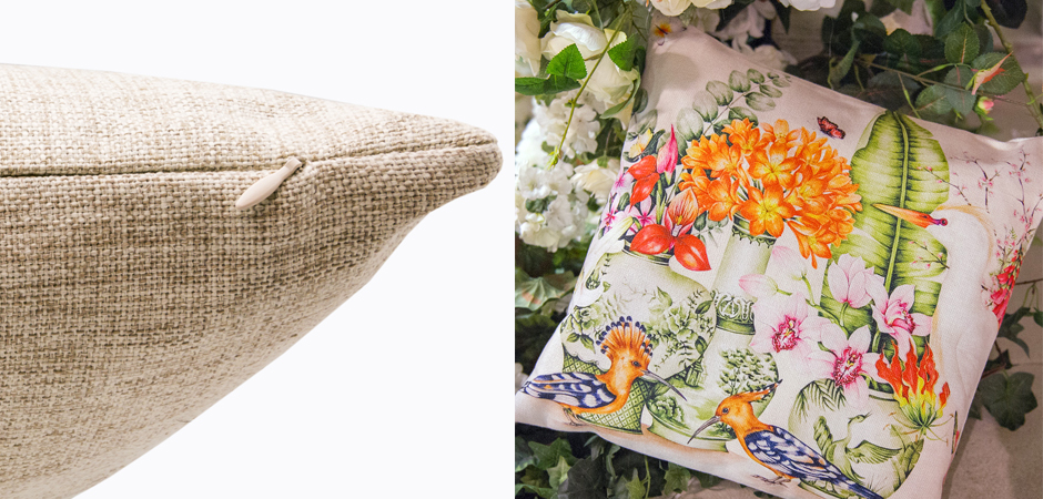 Декоративная подушка Hoopoes and Flowers Pillow Декоративная подушка Hoopoes and Flowers Pillow - Loft-Concept в Орле