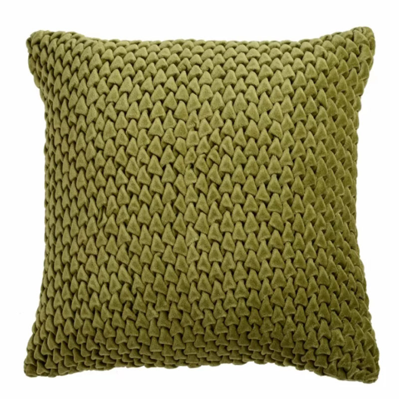 Подушка Purnama Quilting olive Оливковый Подушка Purnama Quilting olive Оливковый в Орле | Loft Concept