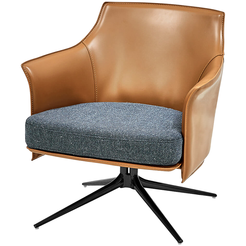 Кресло Badru Chair Серый Черный Карамель Кресло Badru Chair Серый Черный Карамель в Орле | Loft Concept