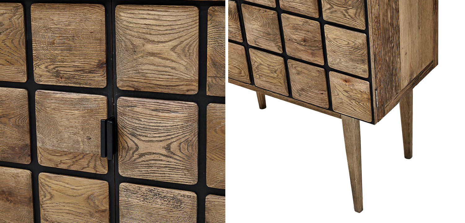 Комод из дуба с 2-мя дверцами Nakain chest of drawers - фото