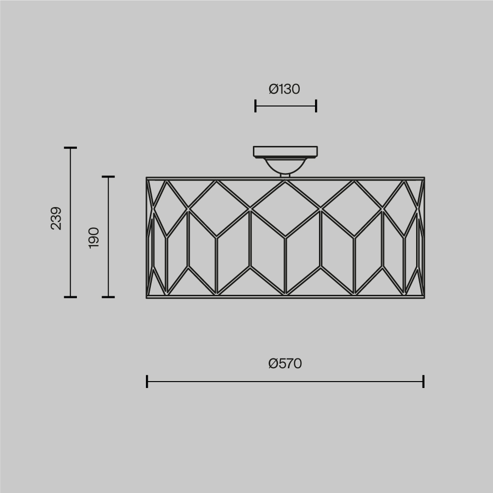 Потолочный светильник Messina Е27 в Орле