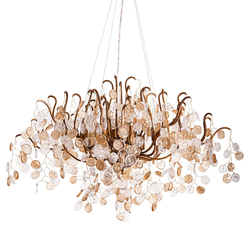 Люстра FAIRYTREE Chandelier Amber Pendants 100 Бронза Прозрачное Стекло Люстра FAIRYTREE Chandelier Amber Pendants 100 Бронза Прозрачное Стекло в Орле | Loft Concept