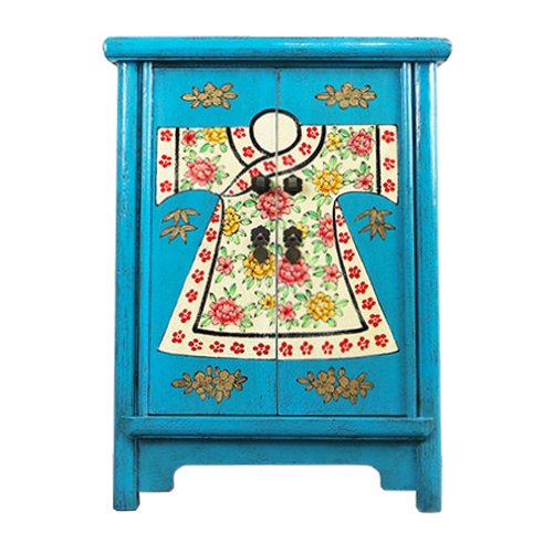 Тумба Chinese Pattern Blue Голубой Мульти Тумба Chinese Pattern Blue Голубой Мульти в Орле | Loft Concept