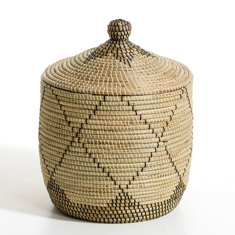 Ваза с крышкой Wicker Vase With Lid Ваза с крышкой Wicker Vase With Lid в Орле | Loft Concept