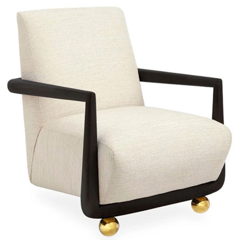 Кресло Jonathan ST. Germain Club Chair ivory ( слоновая кость ) Черный Кресло Jonathan ST. Germain Club Chair ivory ( слоновая кость ) Черный в Орле | Loft Concept