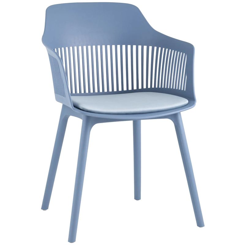 Стул Crocus Chair Голубой цвет Велюровая подушка Голубой в Орле | Loft Concept 