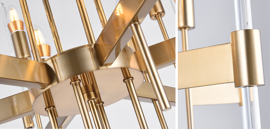 Bari Light Chandelier Aged Brass Bari Light Chandelier Aged Brass - Loft-Concept в Орле