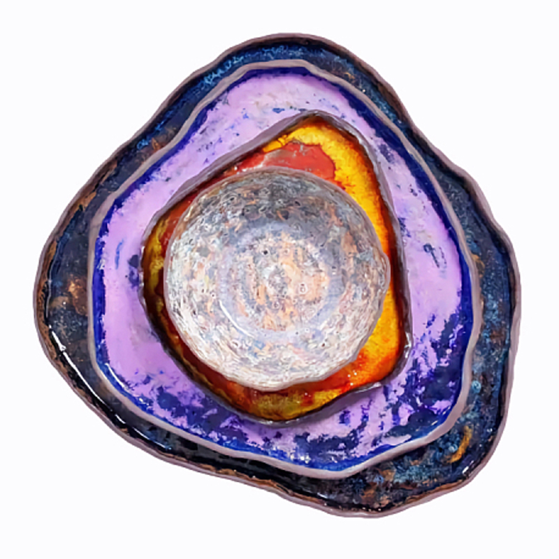 Сет из 3-х тарелок «LABRADORITE» Синий Оранжевый Серый Фиолетовый Сет из 3-х тарелок «LABRADORITE» Синий Оранжевый Серый Фиолетовый в Орле | Loft Concept