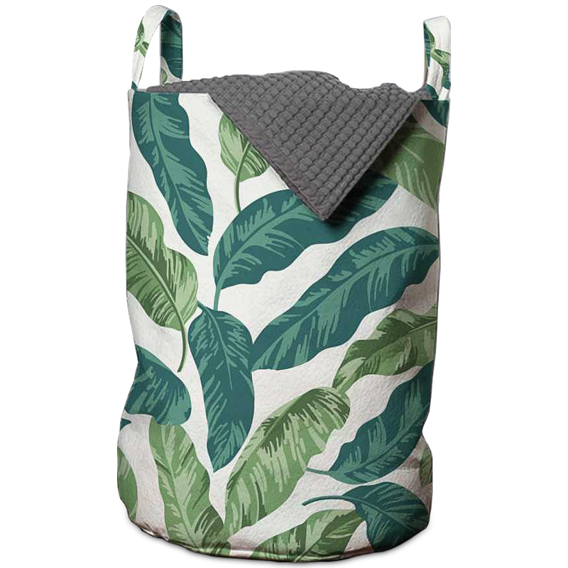 Корзина Leaf Fall Basket Зеленый Белый Корзина Leaf Fall Basket Зеленый Белый в Орле | Loft Concept