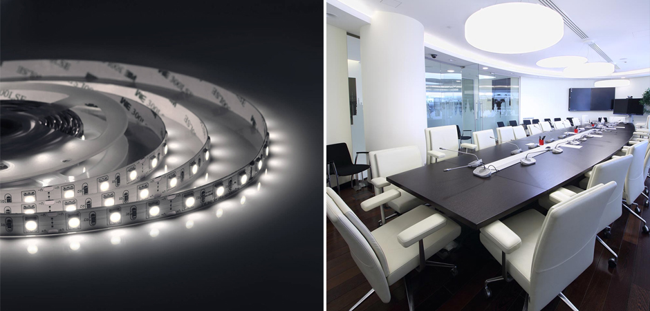 Светодиодная лента 14,4W/m 60Led/m 5050SMD холодный белый Светодиодная лента 14,4W/m 60Led/m 5050SMD холодный белый - Loft-Concept в Орле