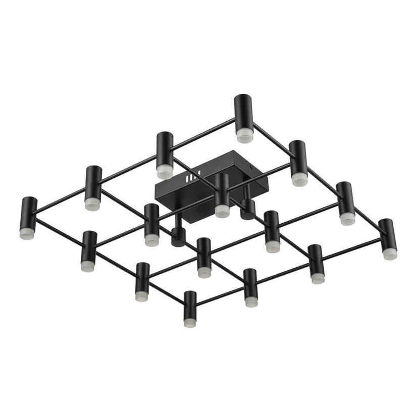 Потолочный светильник Rigor & Conciseness Lighting Round Plafond Black Белый Черный Потолочный светильник Rigor & Conciseness Lighting Round Plafond Black Белый Черный в Орле | Loft Concept