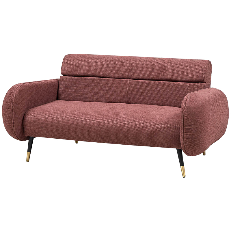 Диван Hebert Sofa Red M Красный Красный Черный Латунь в Орле | Loft Concept 