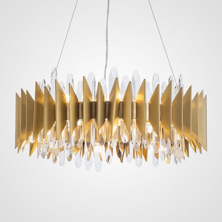 Подвесной светильник KEBO KING CHANDELIER Ring Латунь Подвесной светильник KEBO KING CHANDELIER Ring Латунь в Орле | Loft Concept