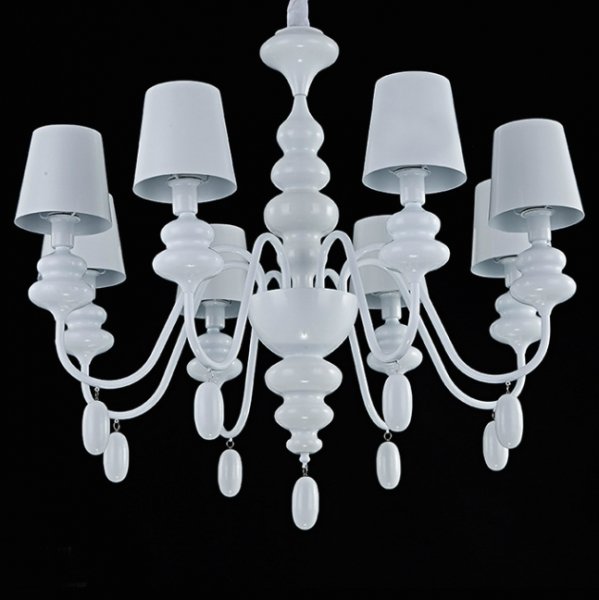 Люстра Masiero Eva Chandelier 8 Белый Люстра Masiero Eva Chandelier 8 Белый в Орле | Loft Concept