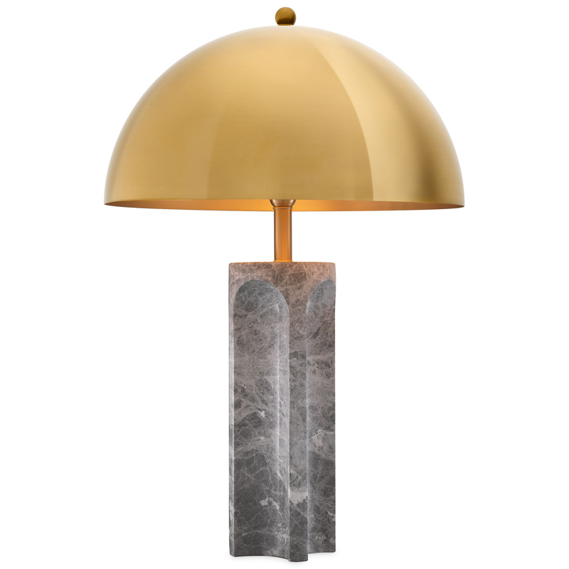 Настольная лампа Eichholtz Table Lamp Absolute Серый Латунь Античная полированная Настольная лампа Eichholtz Table Lamp Absolute Серый Латунь Античная полированная в Орле | Loft Concept