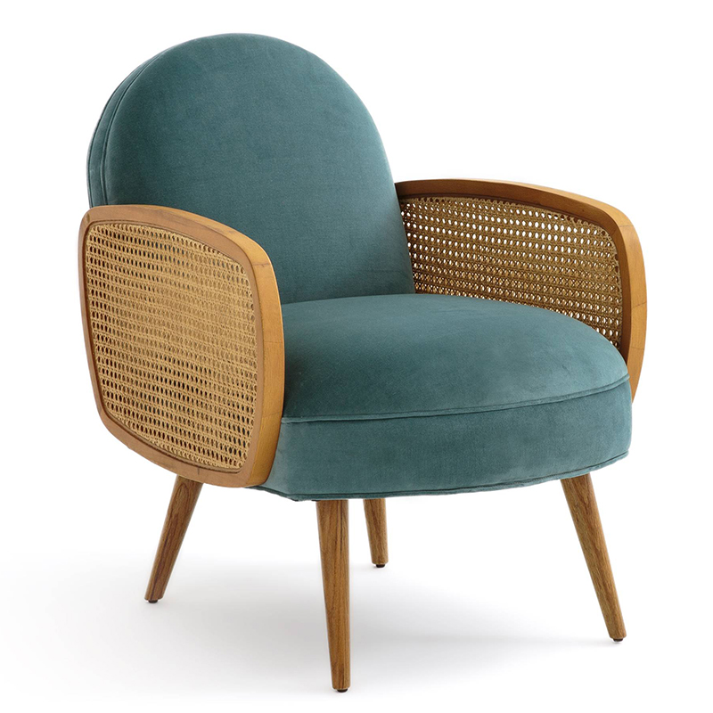 Кресло Morten Wicker Turquoise Armchair Бирюзовый Кресло Morten Wicker Turquoise Armchair Бирюзовый в Орле | Loft Concept