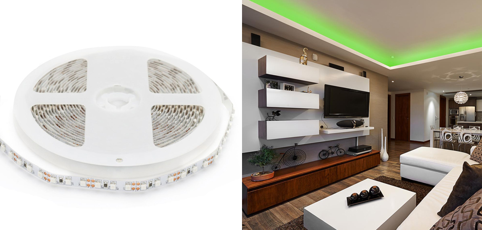Светодиодная лента 9,6W/m 120LED/m 3528SMD зеленый 5M Светодиодная лента 9,6W/m 120LED/m 3528SMD зеленый 5M - Loft-Concept в Орле