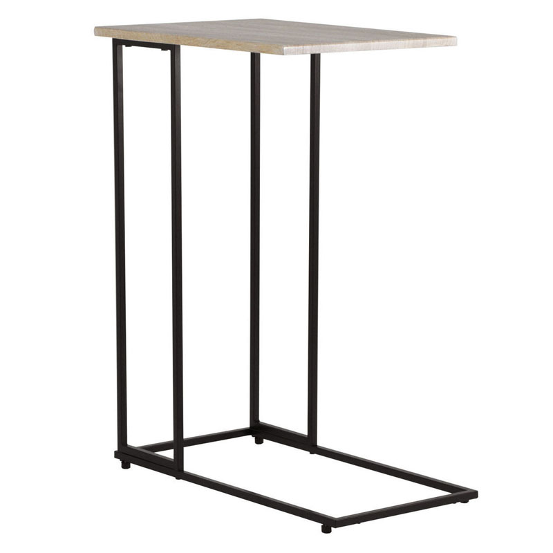 Приставной стол Industrial Oak Aubrey Side Table Черный Приставной стол Industrial Oak Aubrey Side Table Черный в Орле | Loft Concept