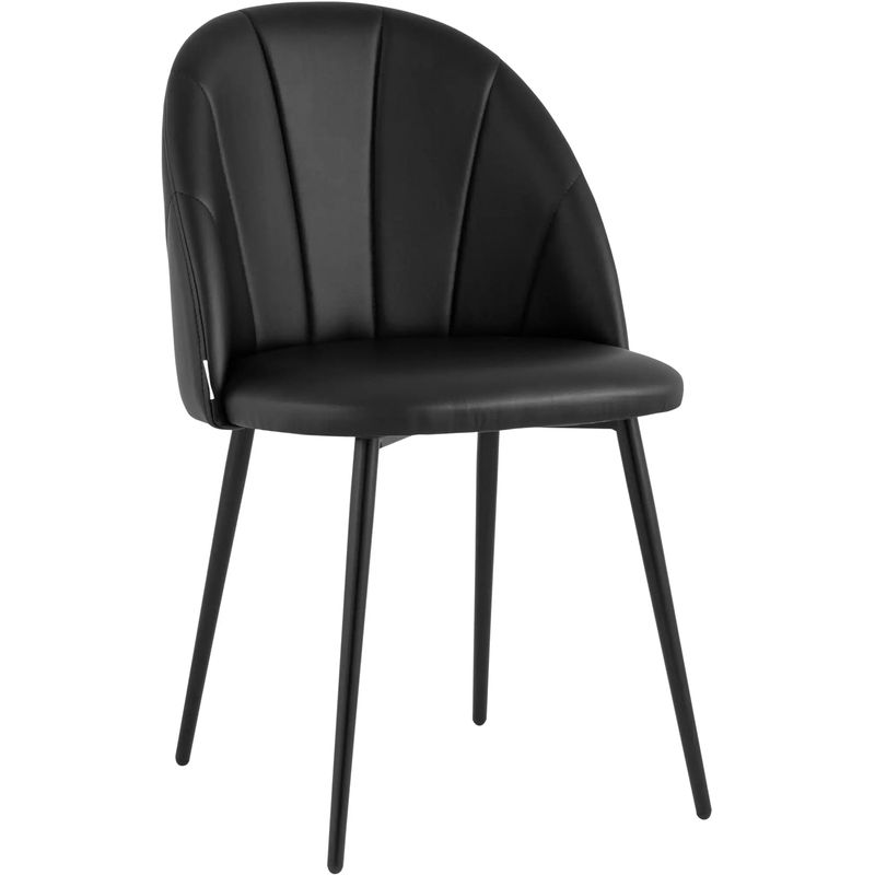 Стул Balsari S Chair Черная Экокожа Черный Стул Balsari S Chair Черная Экокожа Черный в Орле | Loft Concept