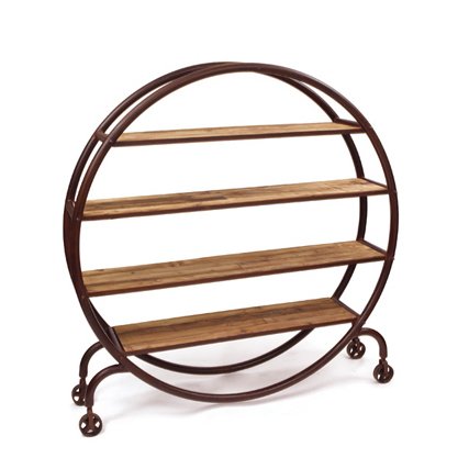Стеллаж Industrial Metal Round Bookshelf Стеллаж Industrial Metal Round Bookshelf в Орле | Loft Concept