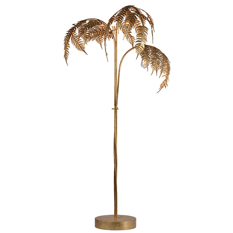 Торшер Thin Palm Floor Lamp Золотой в Орле | Loft Concept 