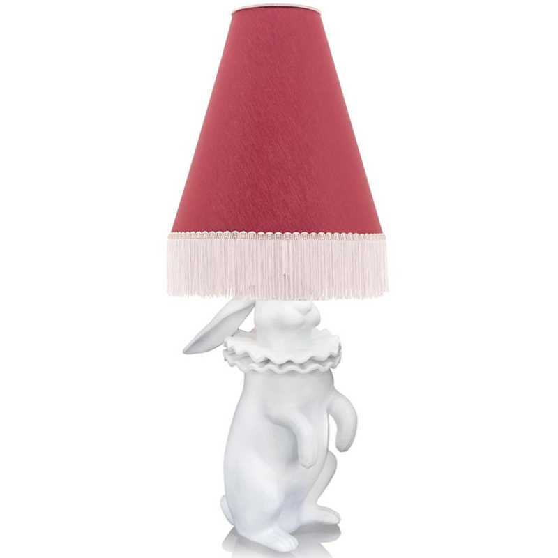 Настольная лампа Lamptable Rabbit Antique Pink Бургундский красный Розовый Белый Настольная лампа Lamptable Rabbit Antique Pink Бургундский красный Розовый Белый в Орле | Loft Concept