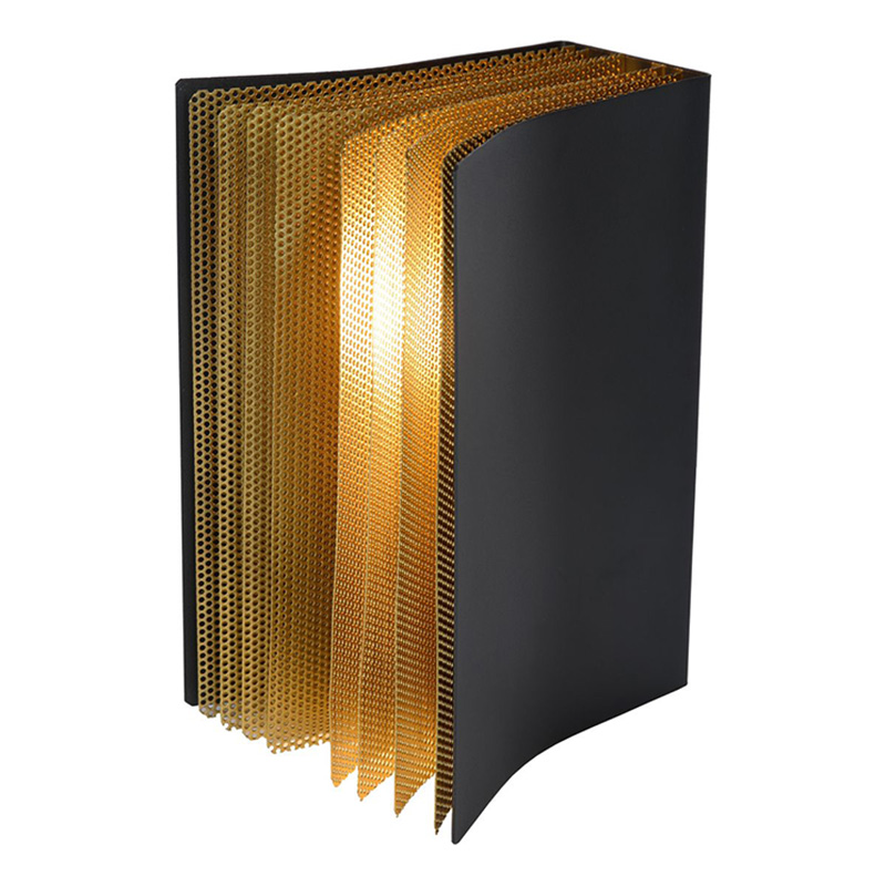 Настольная лампа Open Book table lamp Черный Золотой Настольная лампа Open Book table lamp Черный Золотой в Орле | Loft Concept