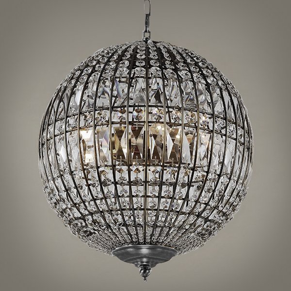 Люстра Gatsby Sphere Chandelier Silver Серебряный Люстра Gatsby Sphere Chandelier Silver Серебряный в Орле | Loft Concept