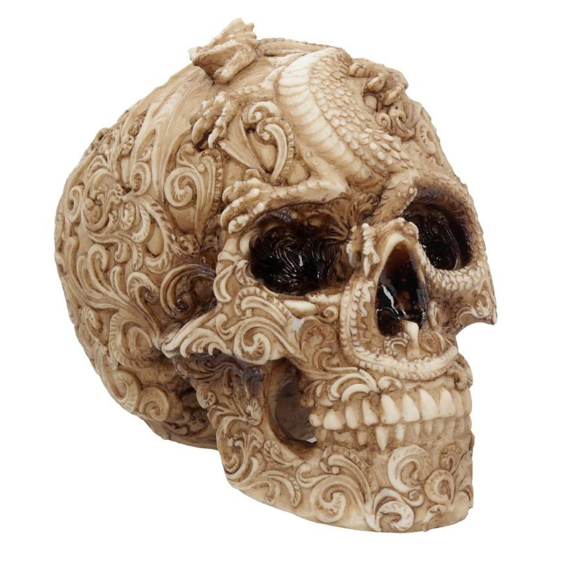 Статуэтка Skull Dragon Pattern Бежевый Статуэтка Skull Dragon Pattern Бежевый в Орле | Loft Concept