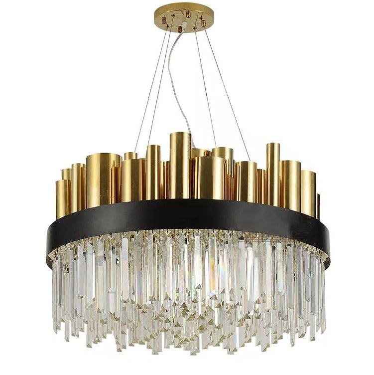 Люстра Luxurious Stainless Steel Nordic Chandelier Золотой Прозрачное Стекло Люстра Luxurious Stainless Steel Nordic Chandelier Золотой Прозрачное Стекло в Орле | Loft Concept